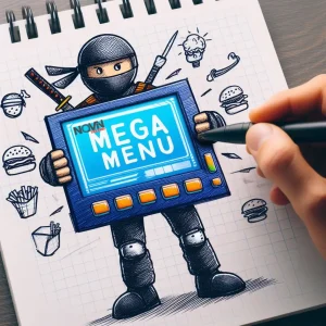 mega menu - مگامنو